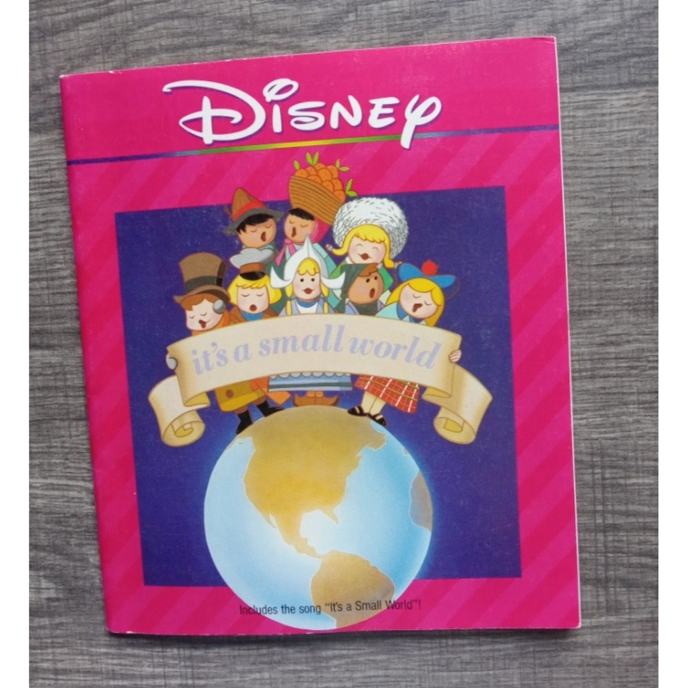 1990 Read a long Disney "it's a‎ small world'  *BOOK ONLY*